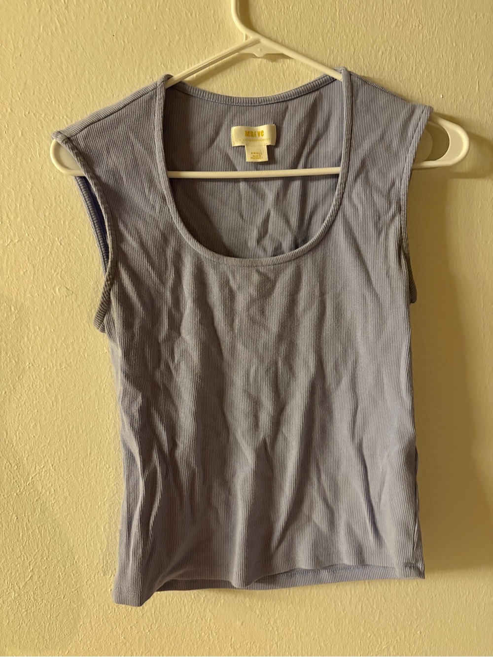 Maeve sleeveless Ribbed Tank Top - Lavender
